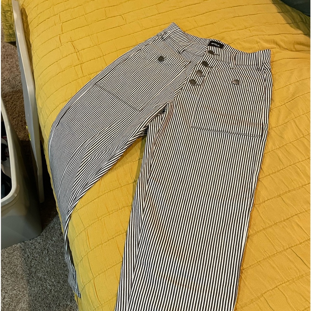 RVCA pinstripe denim pants women’s size 25
